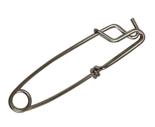 Highland 4.0 Inch Stainless Steel Tag Line Clip