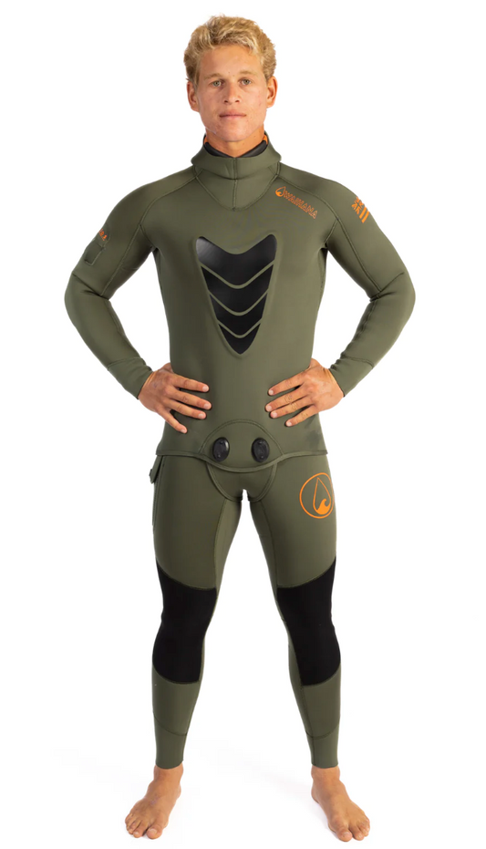 WAIHANA MEN'S RANGER GREEN ESSENTIALS PRO WETSUIT