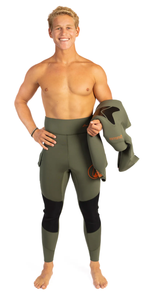 WAIHANA MEN'S RANGER GREEN ESSENTIALS PRO WETSUIT