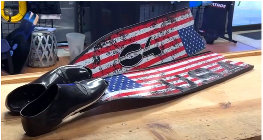 C4 S-990 FIRESTONE FINS WITH USA WRAPPING
