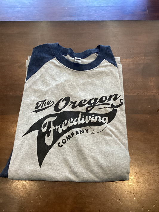 Oregon Freedive Baseball T, Summer 2023