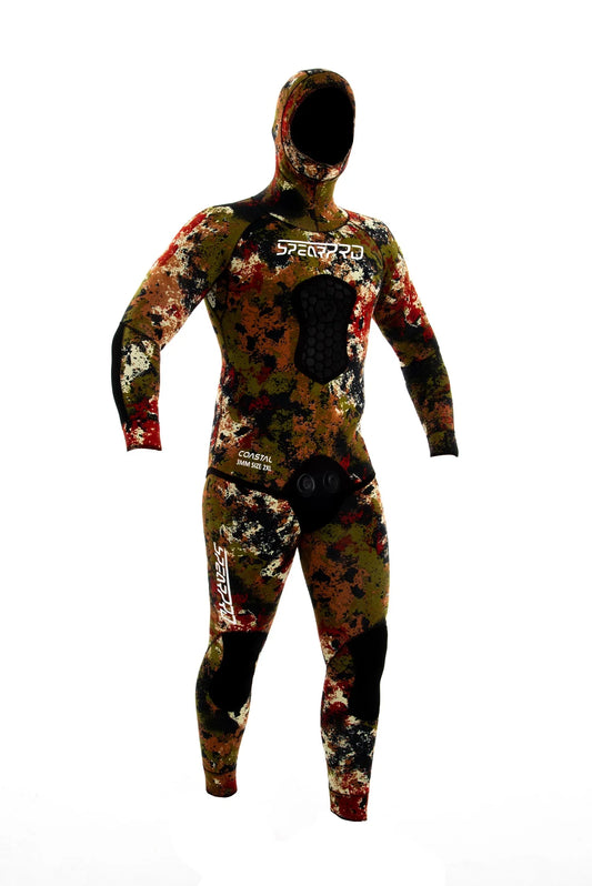 SpearPro Coastal Camo Wetsuit L 7mm