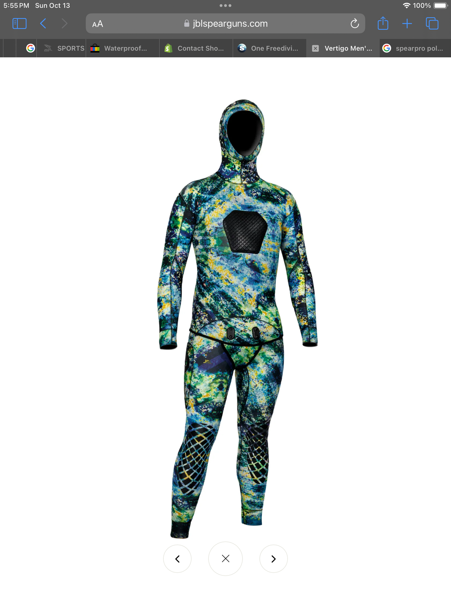 VERTIGO MEN'S 3MM WETSUIT (2PC)